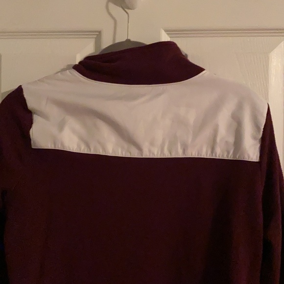 Pink Half Zip Sweatshirt Pullover (S) - Picture 3 of 3